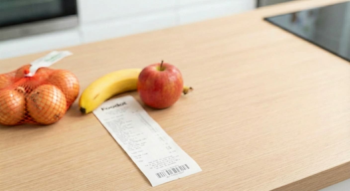 Foodat Pantry Tracker - Receipt with Food